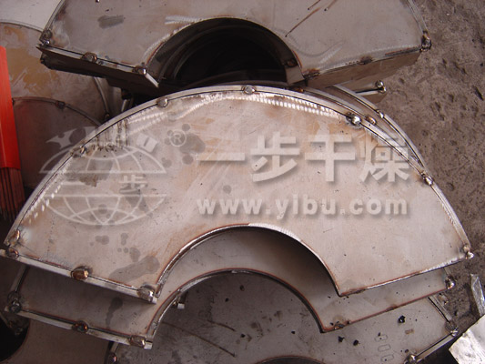 QJ系列空心桨叶干燥机造作现场